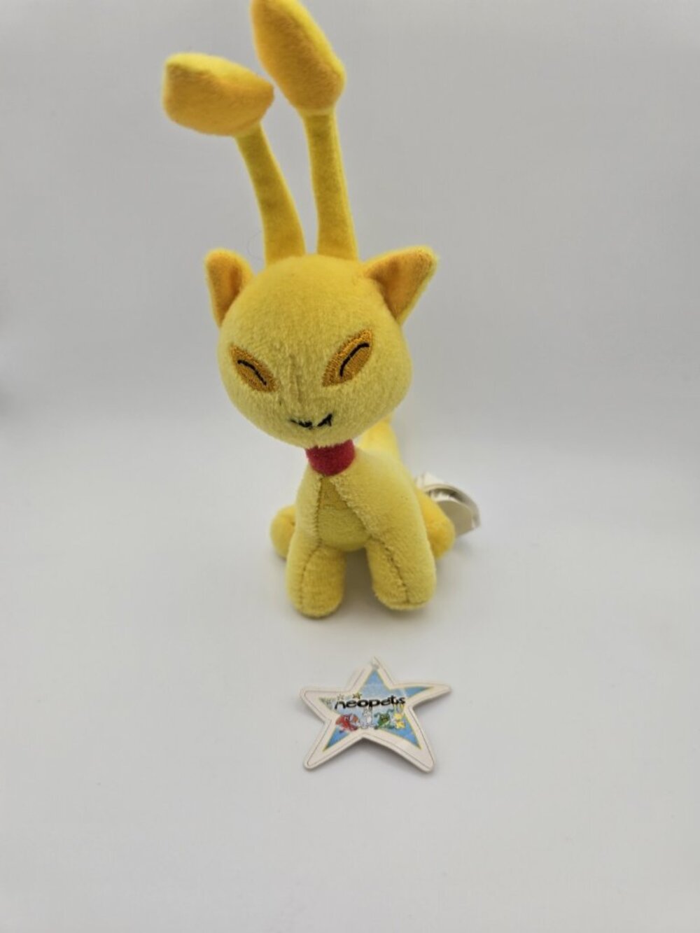 McDonald's Neopets Yellow Aisha Mini Plush Toy Happy Meal